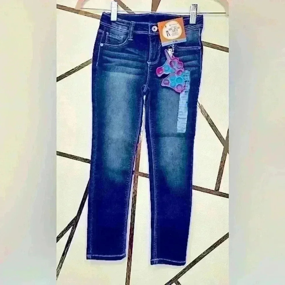 Girl blue jeans size 6 (E5)
